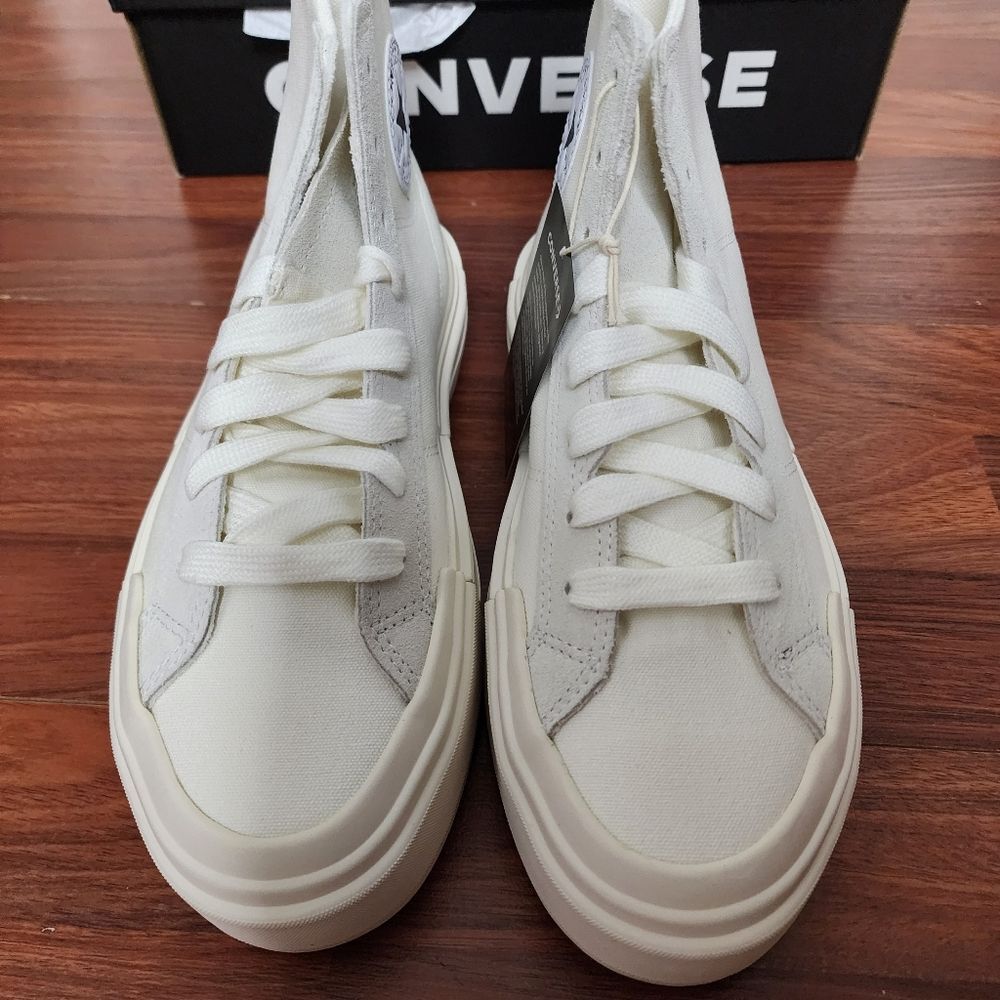 Converse Chuck Taylor White Cruise Hightop Platform Sneakers - Womens 9 NIB - Picture 5 of 8